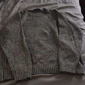 Charter pull over gray sweater